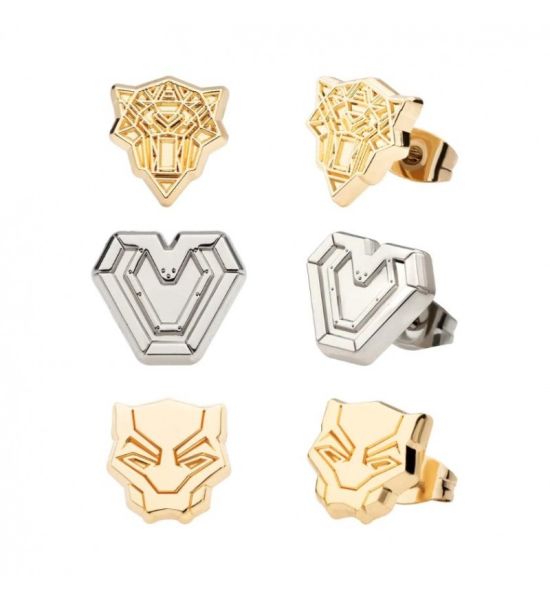 Black Panther Wakanda Forever: Symbol Stud Earring Set