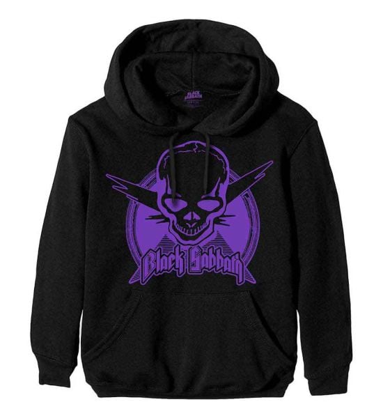 Black Sabbath: Aviation Skull - Black Pullover Hoodie