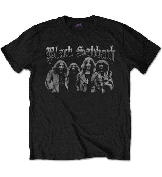 Black Sabbath: Greyscale Group - Black T-Shirt