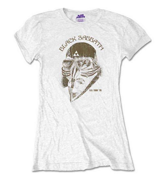 Black Sabbath: US Tour 1978 - Ladies White T-Shirt