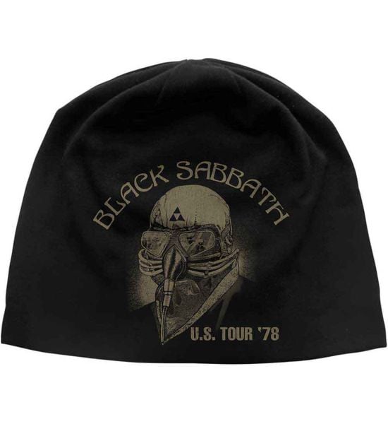 Black Sabbath: Us Tour '78 JD Print (Discharge Printing) - Black Beanie Hat Preorder