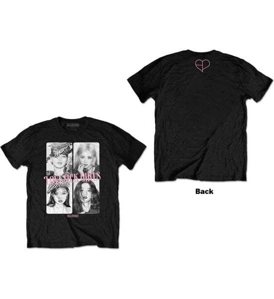 BlackPink: Love Sick (Back Print) - Black T-Shirt