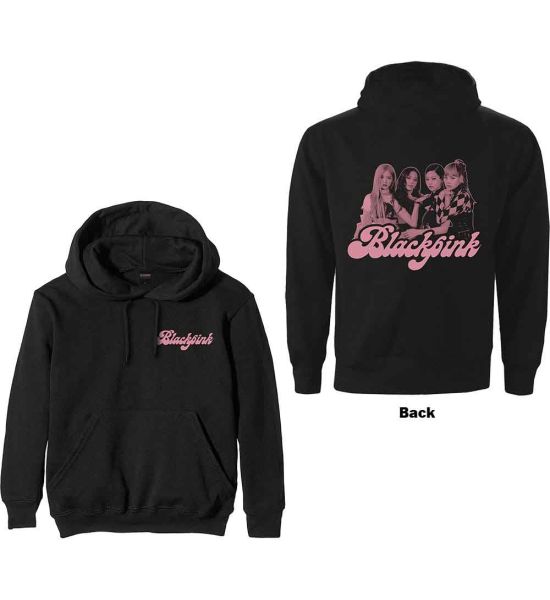 BlackPink: Photo Back (Back Print) - Black Pullover Hoodie