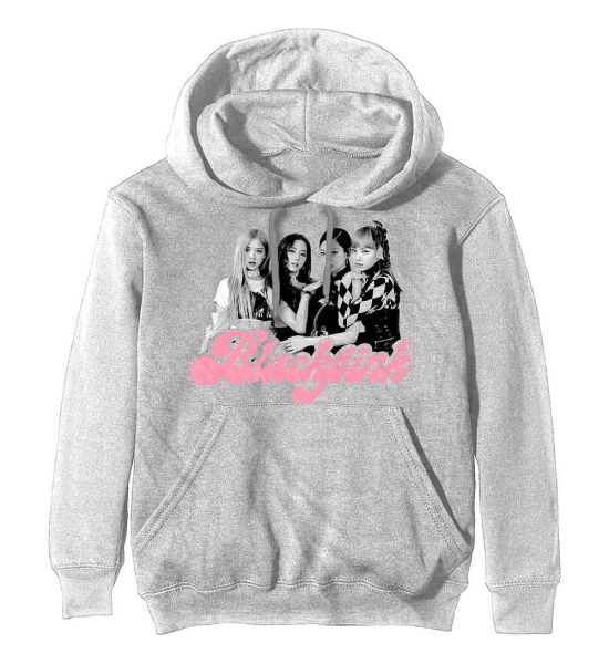 BlackPink: Photo Tee - Off White Pullover Hoodie