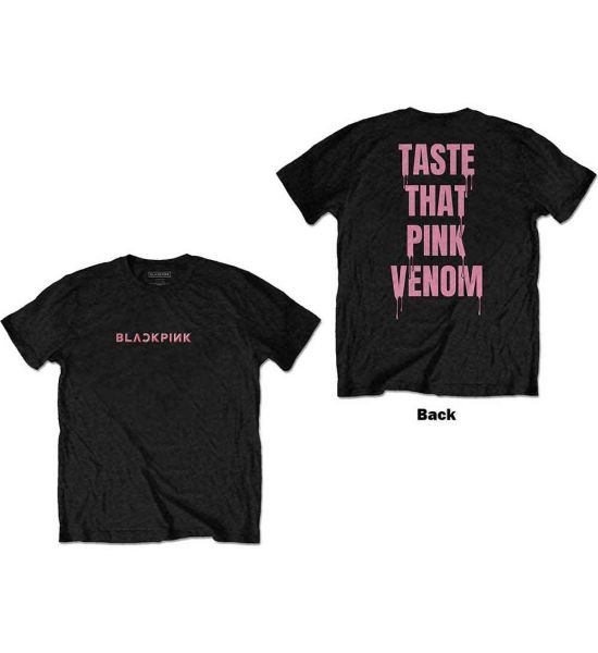 BlackPink: Taste That (Back Print) - Black T-Shirt