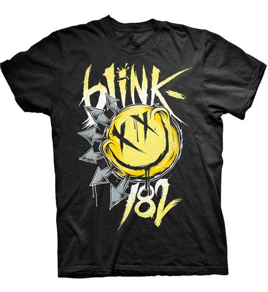 Blink-182: Big Smile - Black T-Shirt