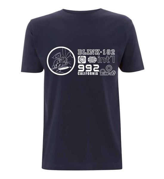 Blink-182: International - Navy Blue T-Shirt