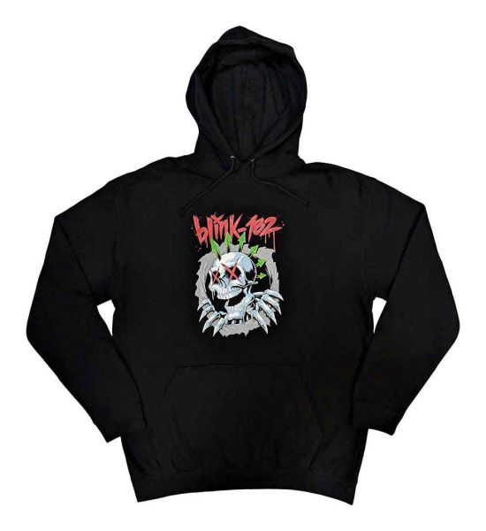 Blink-182: Six Arrow Skull - Black Pullover Hoodie