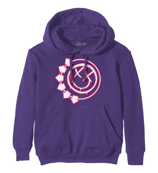 Blink-182: Six Arrow Smile - Purple Pullover Hoodie