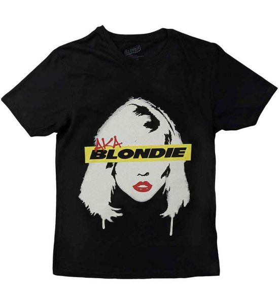 Blondie: AKA Eyestrip - Black T-Shirt