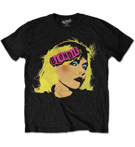 Blondie: Punk Logo - Black T-Shirt