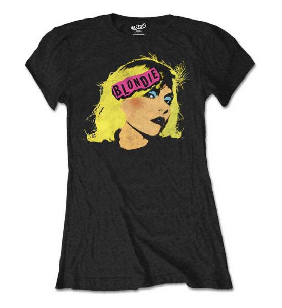 Blondie: Punk Logo - Ladies Black T-Shirt