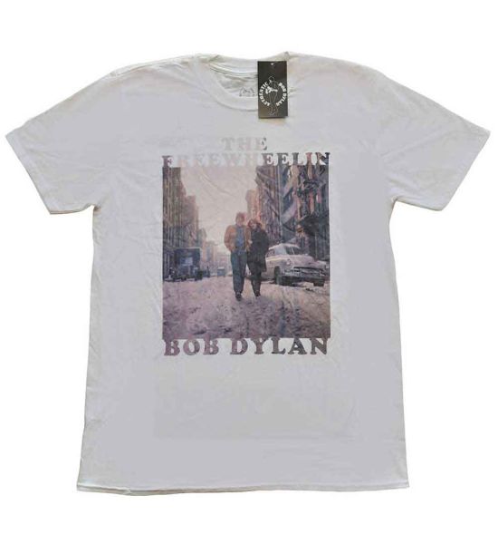 Bob Dylan: The Freewheelin' - White T-Shirt