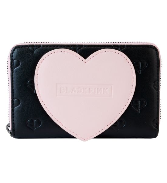 Loungefly Blackpink: AOP Heart Zip Around Wallet