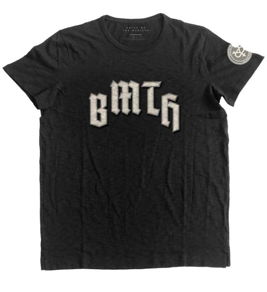 Bring Me The Horizon: Crooked Young (Applique) - Black T-Shirt