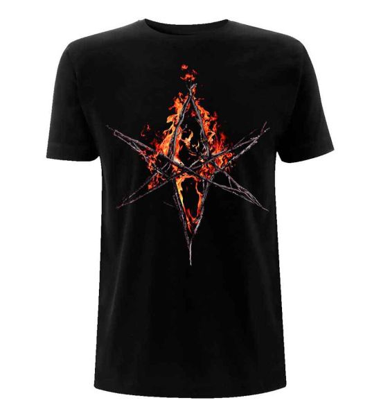 Bring Me The Horizon: Flaming Hex - Black T-Shirt