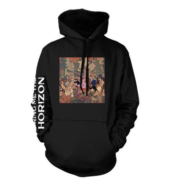 Bring Me The Horizon: PHSH Cover (Sleeve Print) - Black Pullover Hoodie