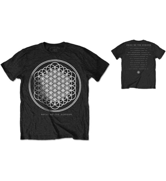 Bring Me The Horizon: Sempiternal Tour (Back Print) - Black T-Shirt