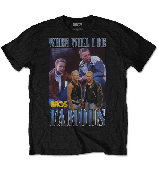 Bros: Famous Homage - Black T-Shirt