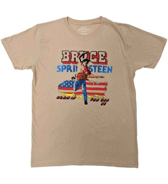 Bruce Springsteen: Born in The USA '85 - Sand T-Shirt