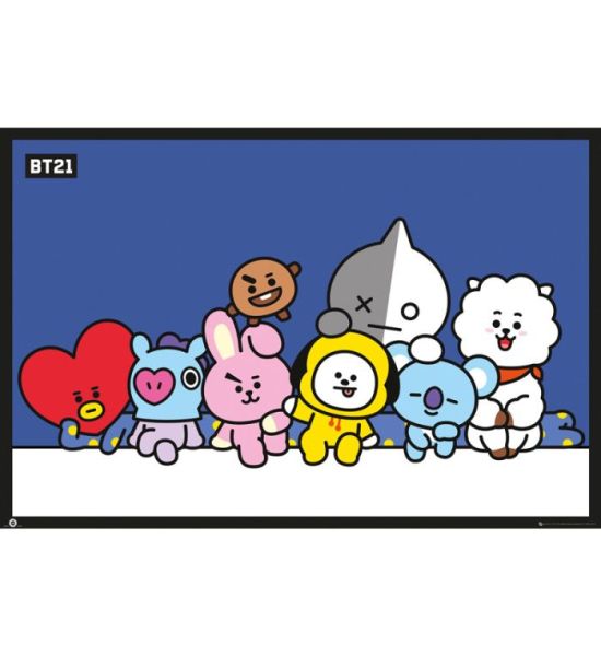 BT21: Group Blue Poster (Maxi 91.5x61cm)