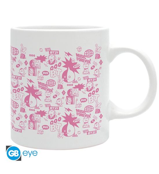 BT21: Music Pattern Mug