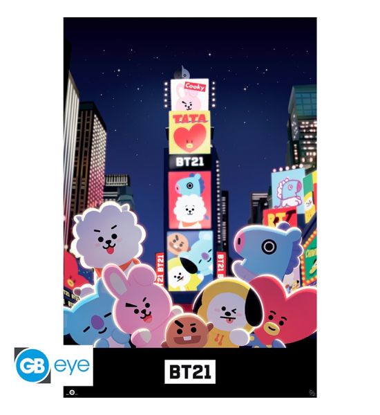 BT21: Times Square Poster (91.5x61cm)