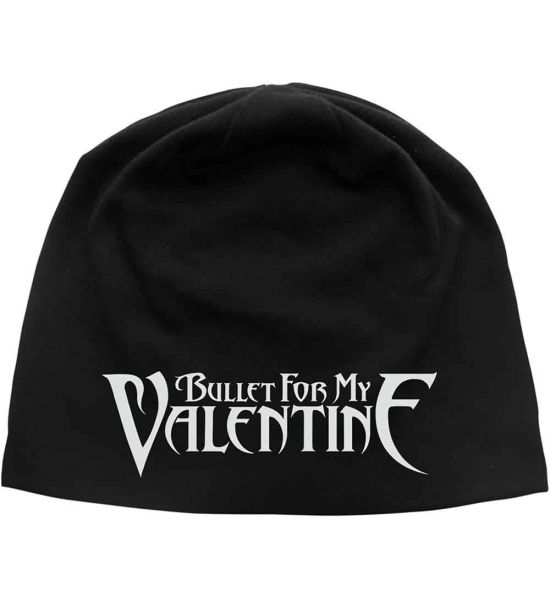 Bullet For My Valentine: Logo (Discharge Print) - Black Beanie Hat Preorder