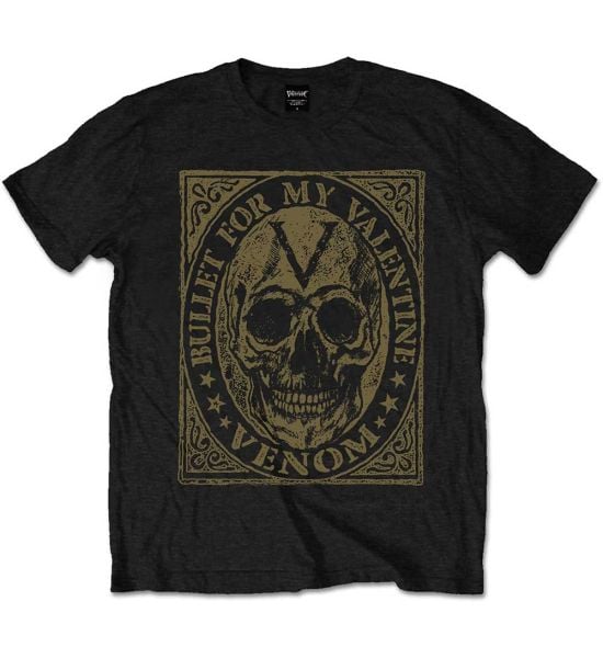 Bullet For My Valentine: Venom Skull - Black T-Shirt