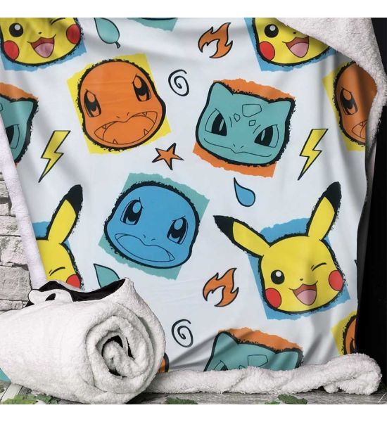 Pokemon: Starter Throw Blanket