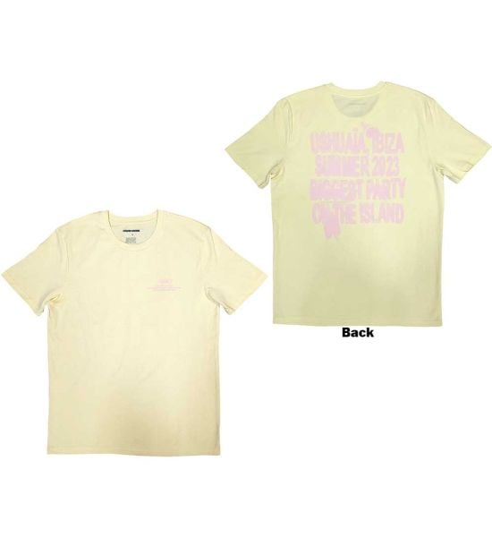 Calvin Harris: Summer '23 (Back Print) - Yellow T-Shirt