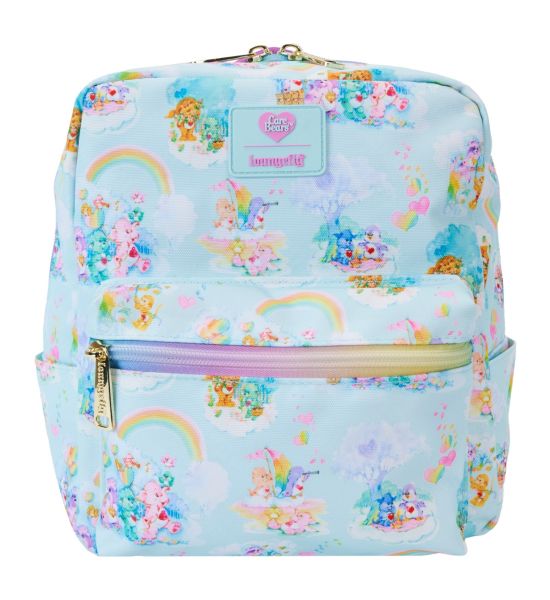 Loungefly: Carebears Cousins AOP Nylon Small Square Mini Backpack