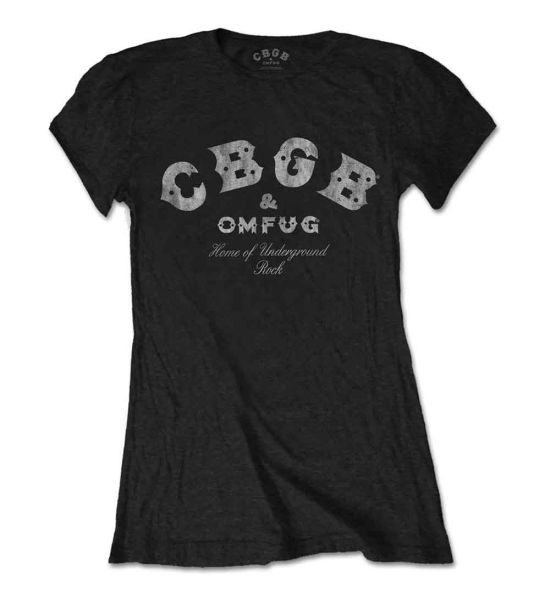 CBGB: Classic Logo - Ladies Black T-Shirt