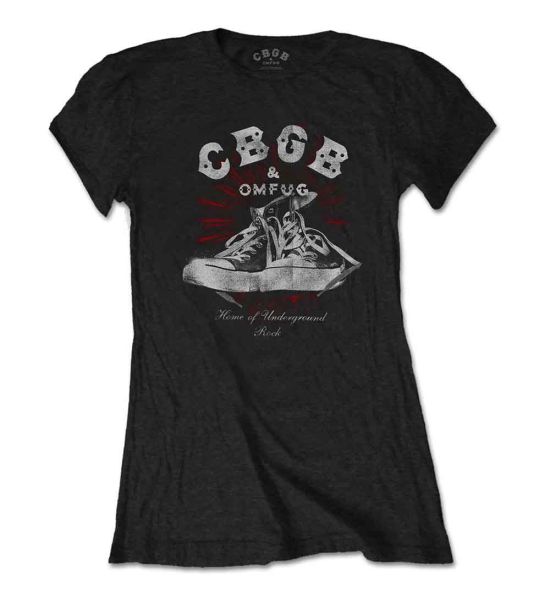 CBGB: Converse - Ladies Black T-Shirt