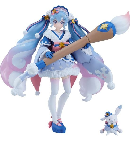 Character Vocal Series 01: Hatsune Miku: Snow Miku Serene Winter Ver. Figma Action Figure (13cm)