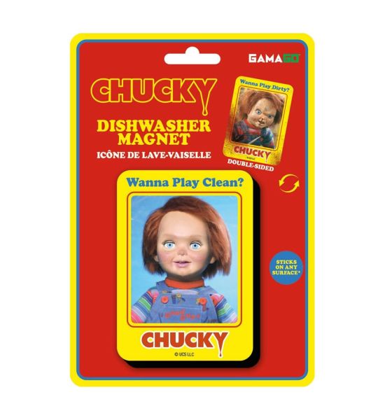 Child's Play: Chucky Clean Dirty Dishwasher Magnet