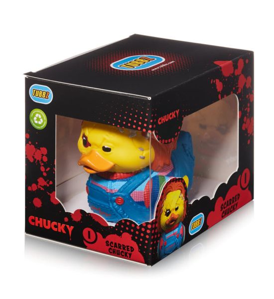 Child's Play: Chucky Scarred Tubbz Rubber Duck Collectible (Boxed Edition) Preorder