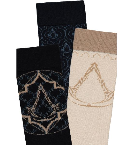 Assassin's Creed: Mirage Crew Socks - 3 pack (Size: UK6-UK8)