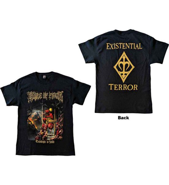 Cradle Of Filth: Existence is Futile (Back Print) - Black T-Shirt