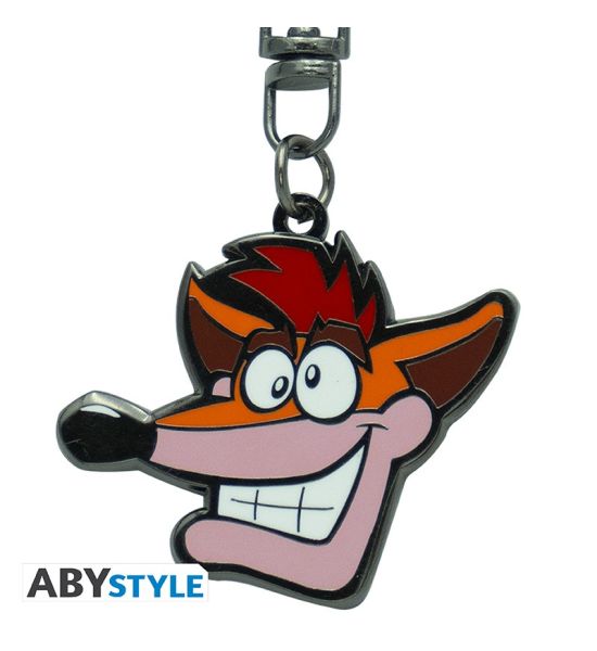 Crash Bandicoot: Crash Metal Keychain