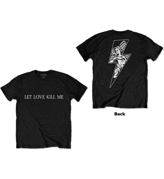 Creeper: Let Love Kill Me (Back Print) - Black T-Shirt