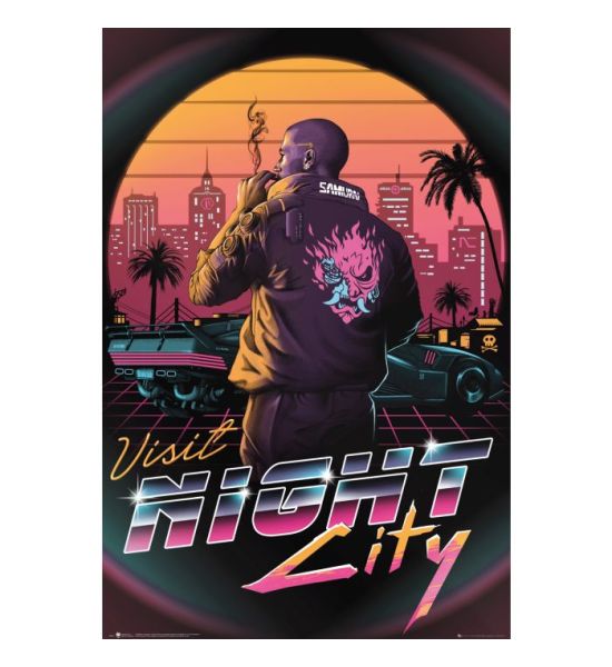 Cyberpunk: Visit Night City Maxi Poster (91.5x61cm)