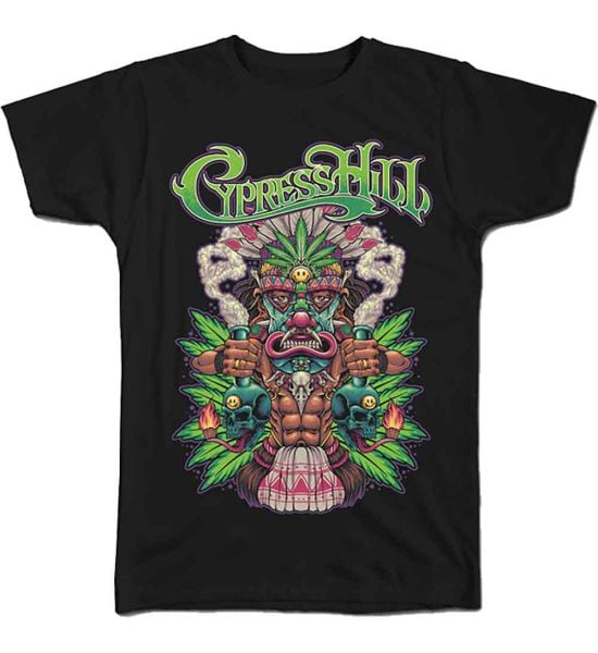 Cypress Hill: Tiki Time - Black T-Shirt