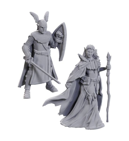 D&D Nolzur's Marvelous Miniatures: 50th Anniversary Elves Unpainted Miniatures 2-Pack