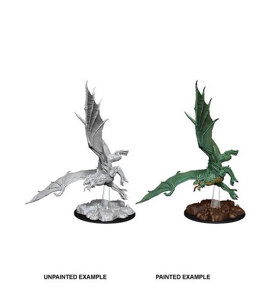 D&D: Young Bronze Dragon Unpainted Miniature Nolzur's Marvelous Miniatures Preorder