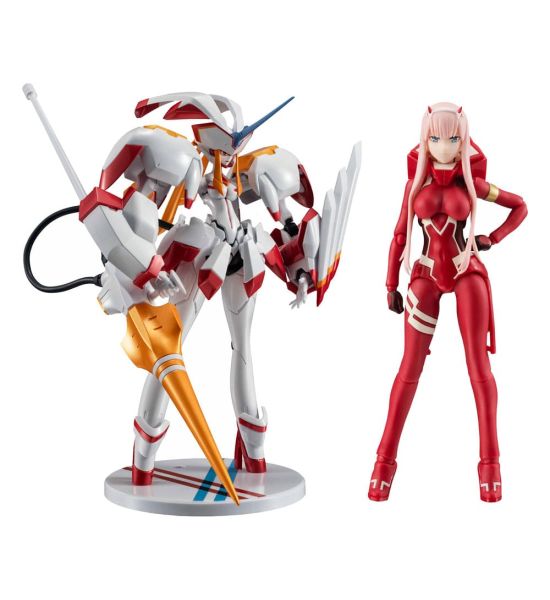 Darling in the Franxx: Zero Two & Strelizia 5th Anniversary Set S.H. Figuarts x The Robot Spirits Action Figure (16cm)