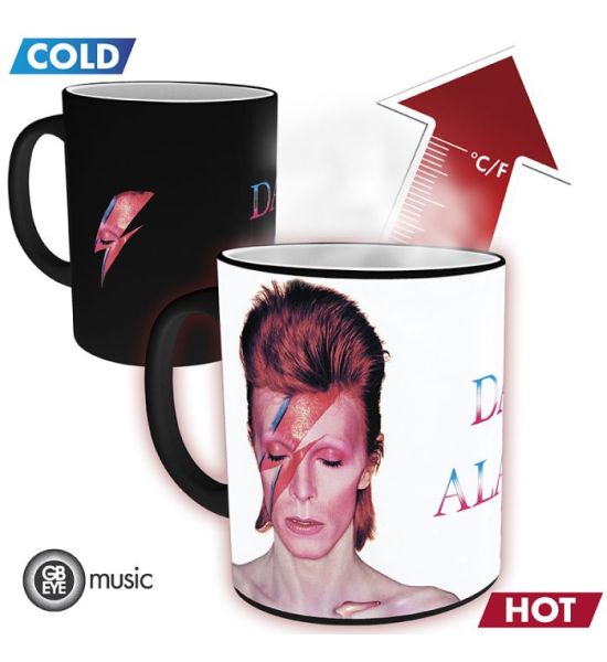 David Bowie: Aladdin Sane Heat Change Mug (320ml)