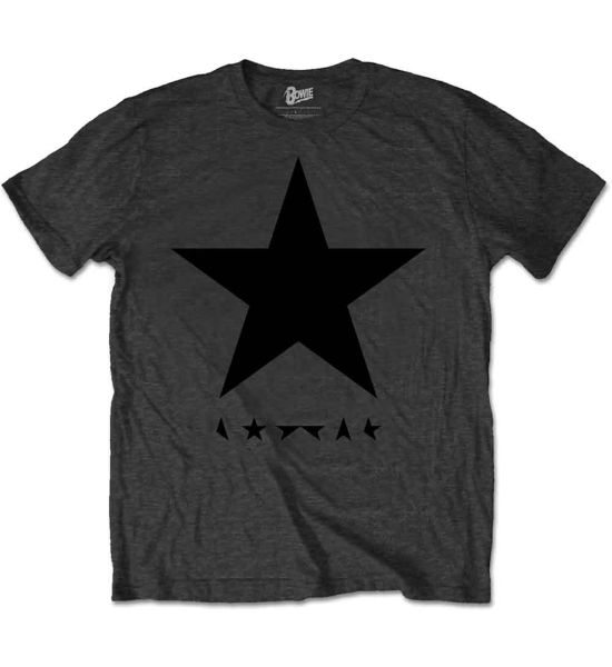 David Bowie: Blackstar on Grey - Grey T-Shirt