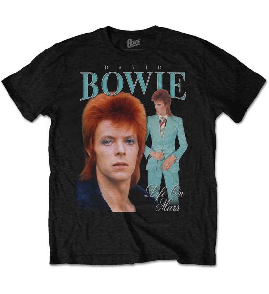 David Bowie: Life on Mars Homage - Black T-Shirt