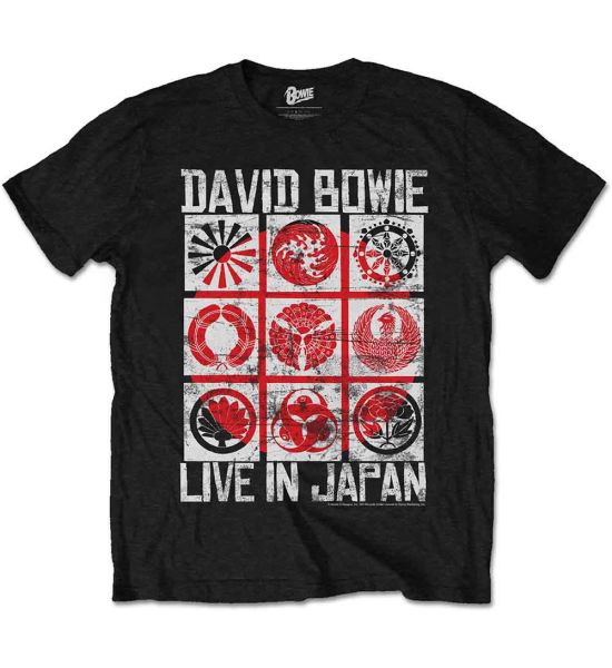 David Bowie: Live in Japan - Black T-Shirt